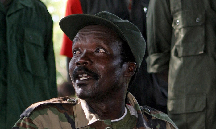 Joseph Kony, leader of the Lord’s Resistance Army and mastermind behind the militarised slaughter of elephants in central Africa. © Stuart Price/AFP/Getty Images