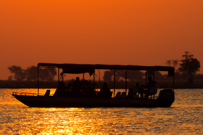 Few treats beat a Photographic cruise on the Chobe like the one that awaited us on the first day © Joe Knapman