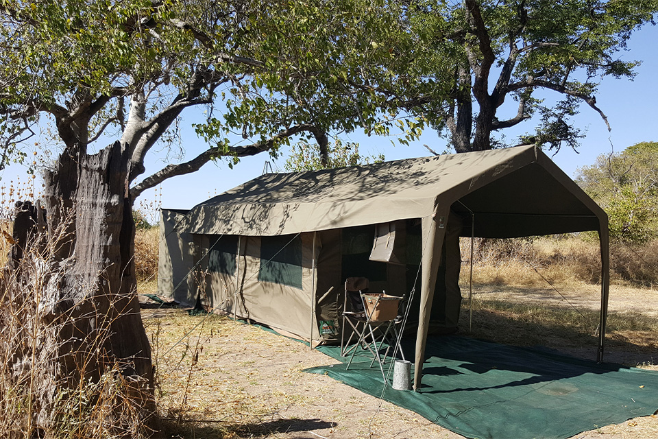 African safari camp
