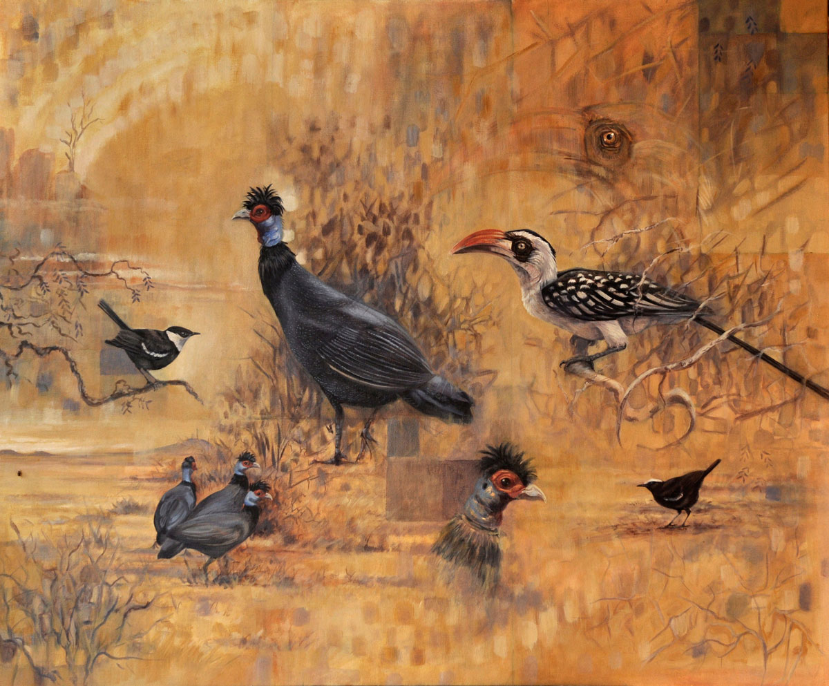 Ruaha-birds-Oil-painting-2013