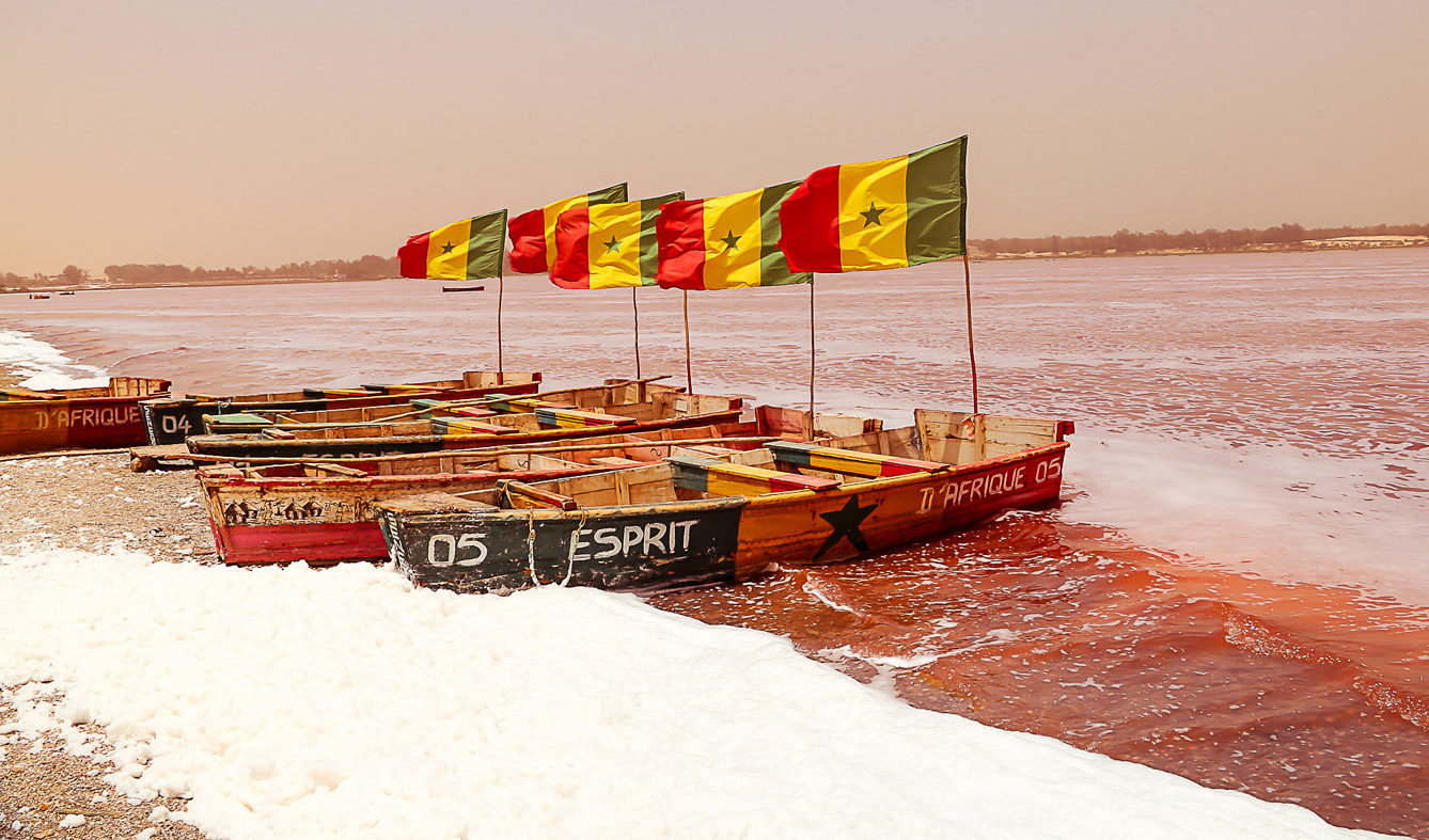 The Pink Lake - Africa Geographic