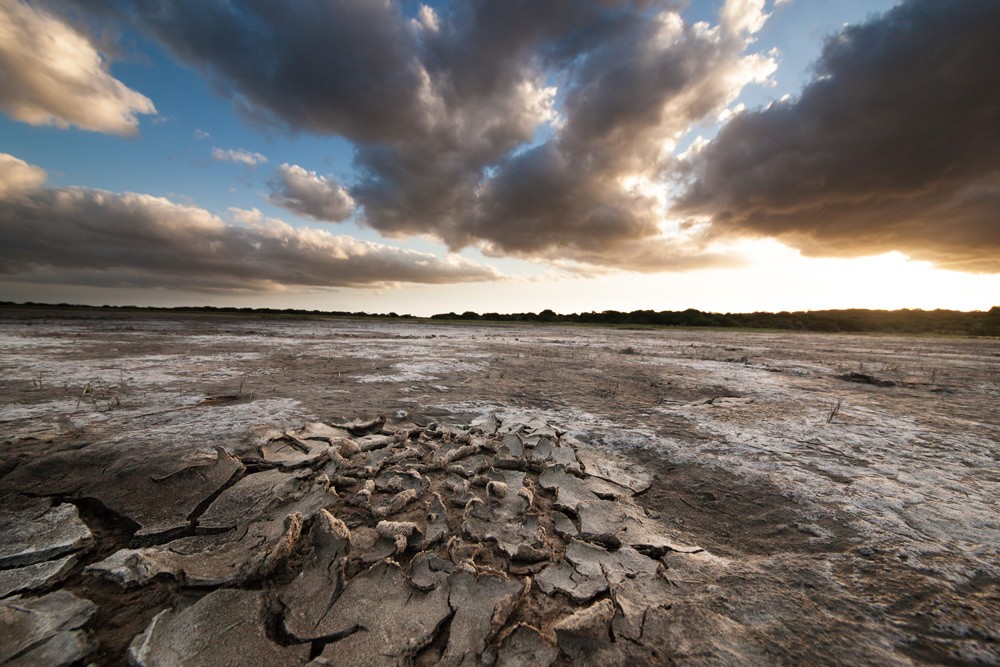 The wetlands during times of drought ©Paul Changuion, Makakatana Bay Lodge