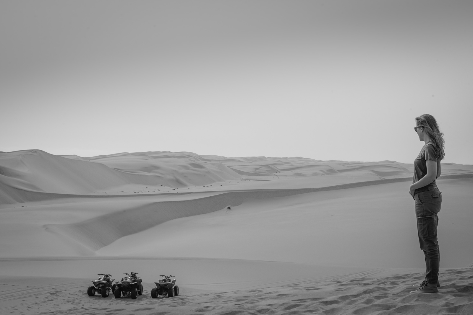 Quadbiking near Namibia's adventure capital, Swakopmund