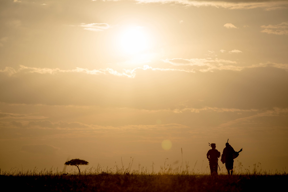 sunset-silhouette-walking-maasai-stuart-price-make-it-kenya