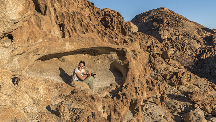 Rock photography in Wüstenquell