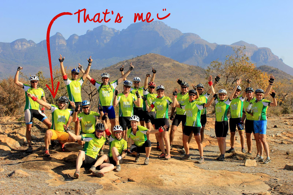 A group effort on the K2C cycle tour ©Simon Espley