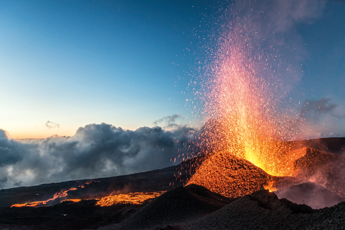 Réunion Island, Piton de la Fournaise volcano