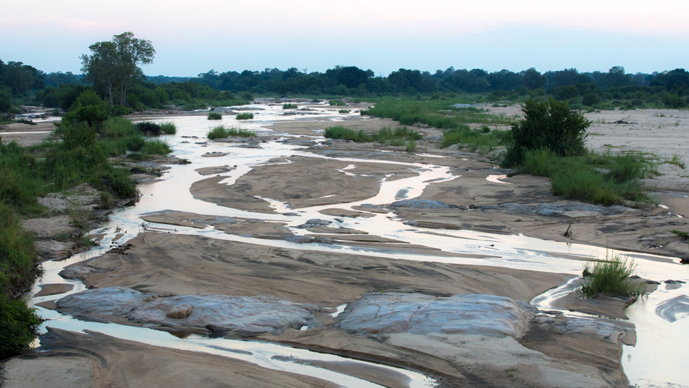 An expansive view of the Sabie River