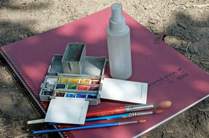 art materials for an art safari