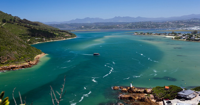 Knysna lagoon in South Africa