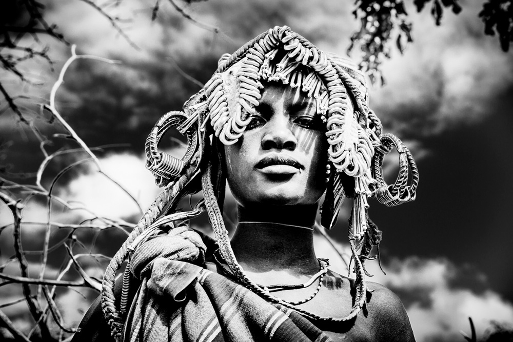 Ethiopian woman in traditional dress