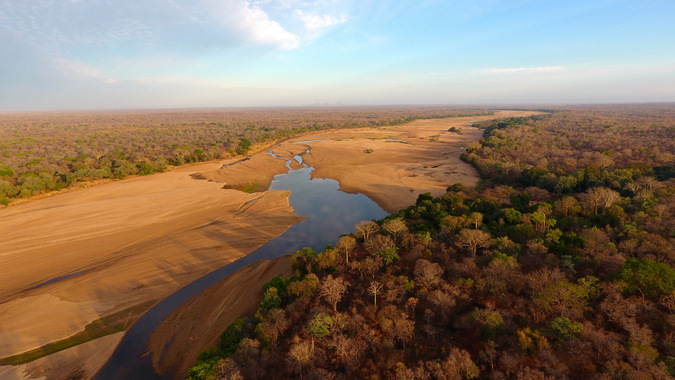 Niassa National Reserve, aerial view