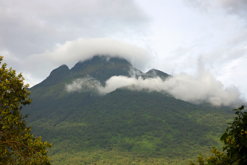 The mighty Virunga Mountains