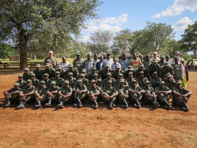 Group photo of the graduating ranger class