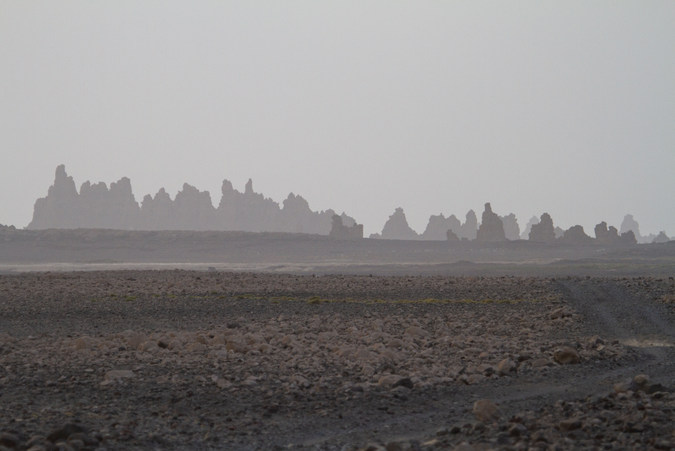 Landscape of arid Djibouti