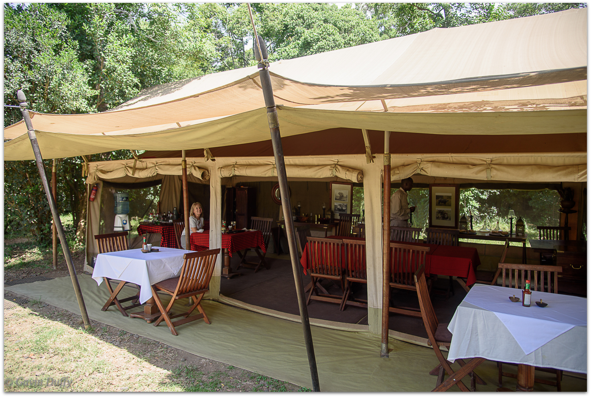 Sentinel Mara Camp dining area © Gavin Duffy