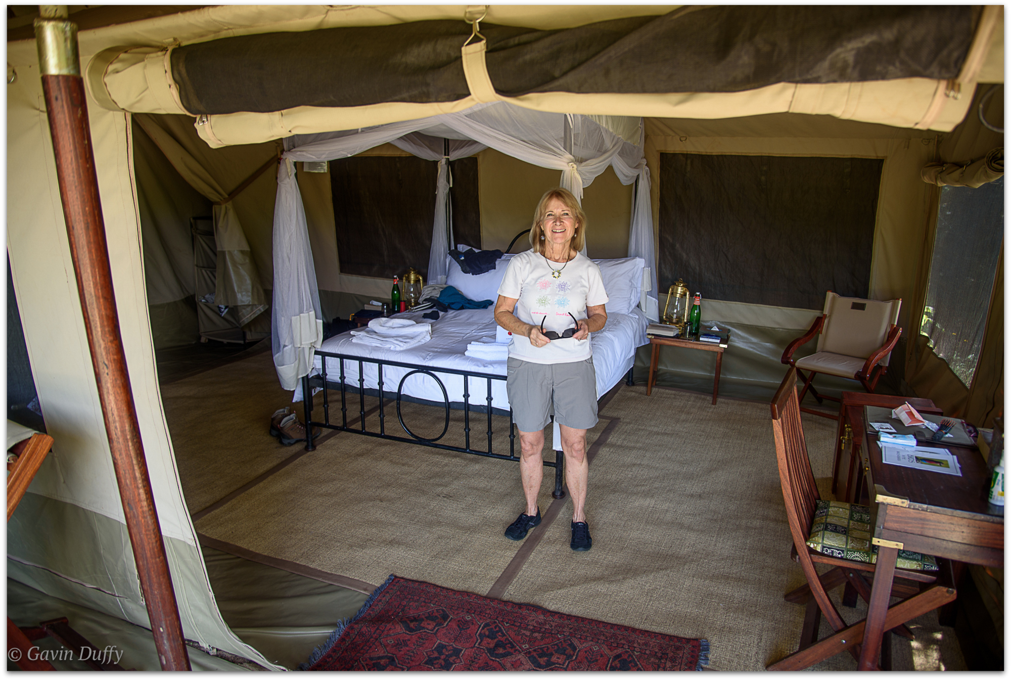 The accommodation at Sentinel Mara Camp © Gavin Duffy