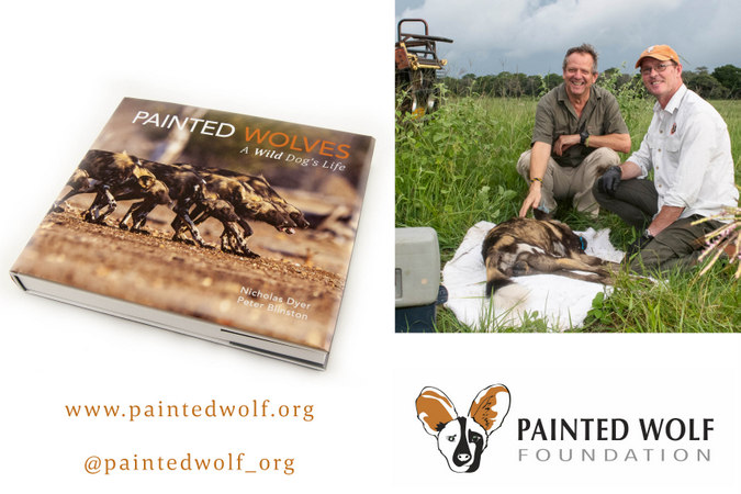 Painted Wolves book, with Painted Wolf Foundation