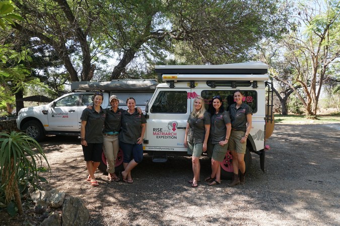 Journeys with Purpose: The Rise of the Matriarch expedition crew at Elephants Alive