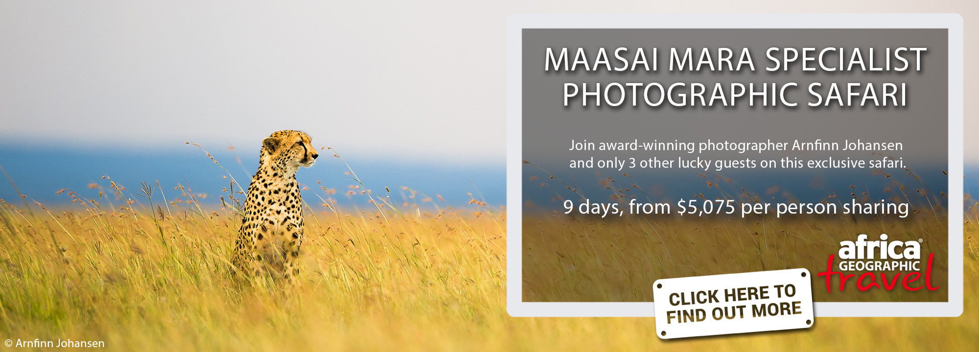 Maasai Mara Specialist Photographic Safari