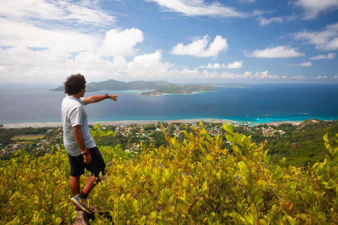 Eagles Nest is the highest point on La Digue