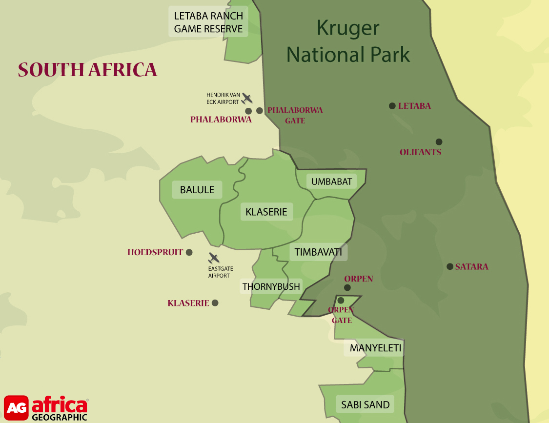 APNR, Greater Kruger and Kruger National Park map