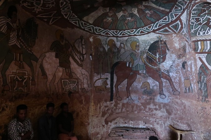 Inside Abuna Yemata Guh, Tigray region, Ethiopia © Erika Atienza