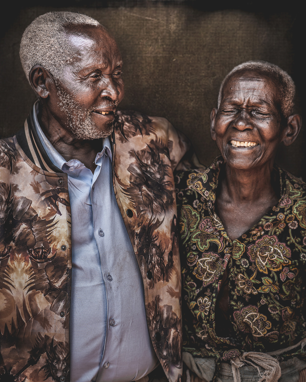 Happy Ugandan couple © Bob Ditty