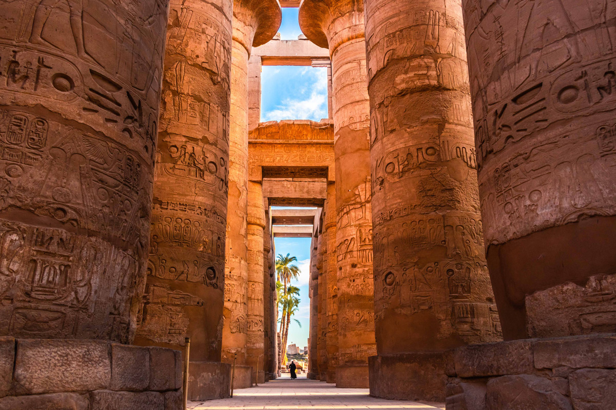 "Karnak Temple Complex – The massive stone pillars of the temple are a testament to the building prowess of the ancient Egyptians. One can only imagine in wonder what a sight it must have been to witness this spectacle all those centuries ago." – Luxor, Egypt © Kunal Gupta 