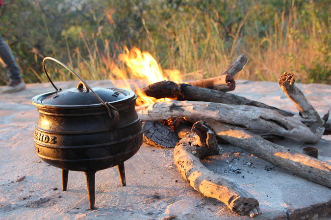 Camp fire in Eswatini