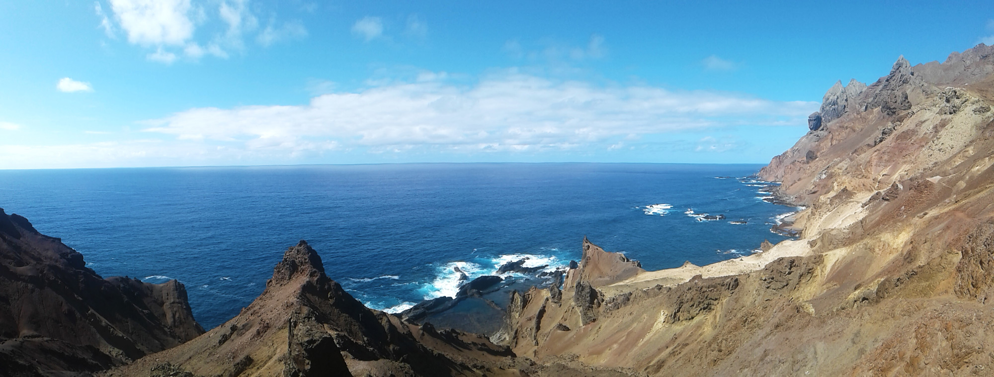 View of the ocean from St. Helena island