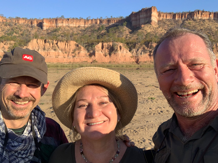 Simon Espley, Sharon Haussmann and Dex Kotze