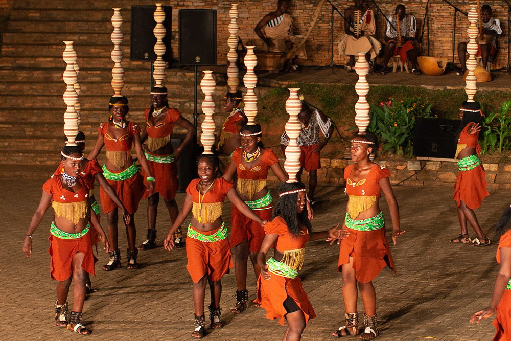 Dancers at the Ndere Cultural Center 