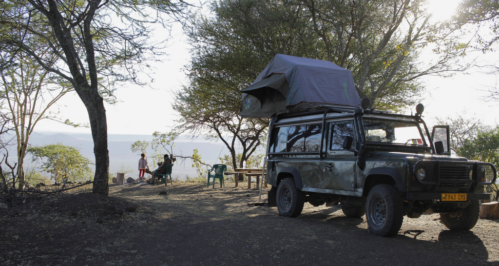 Campsite at a Maasai village in Tanzania