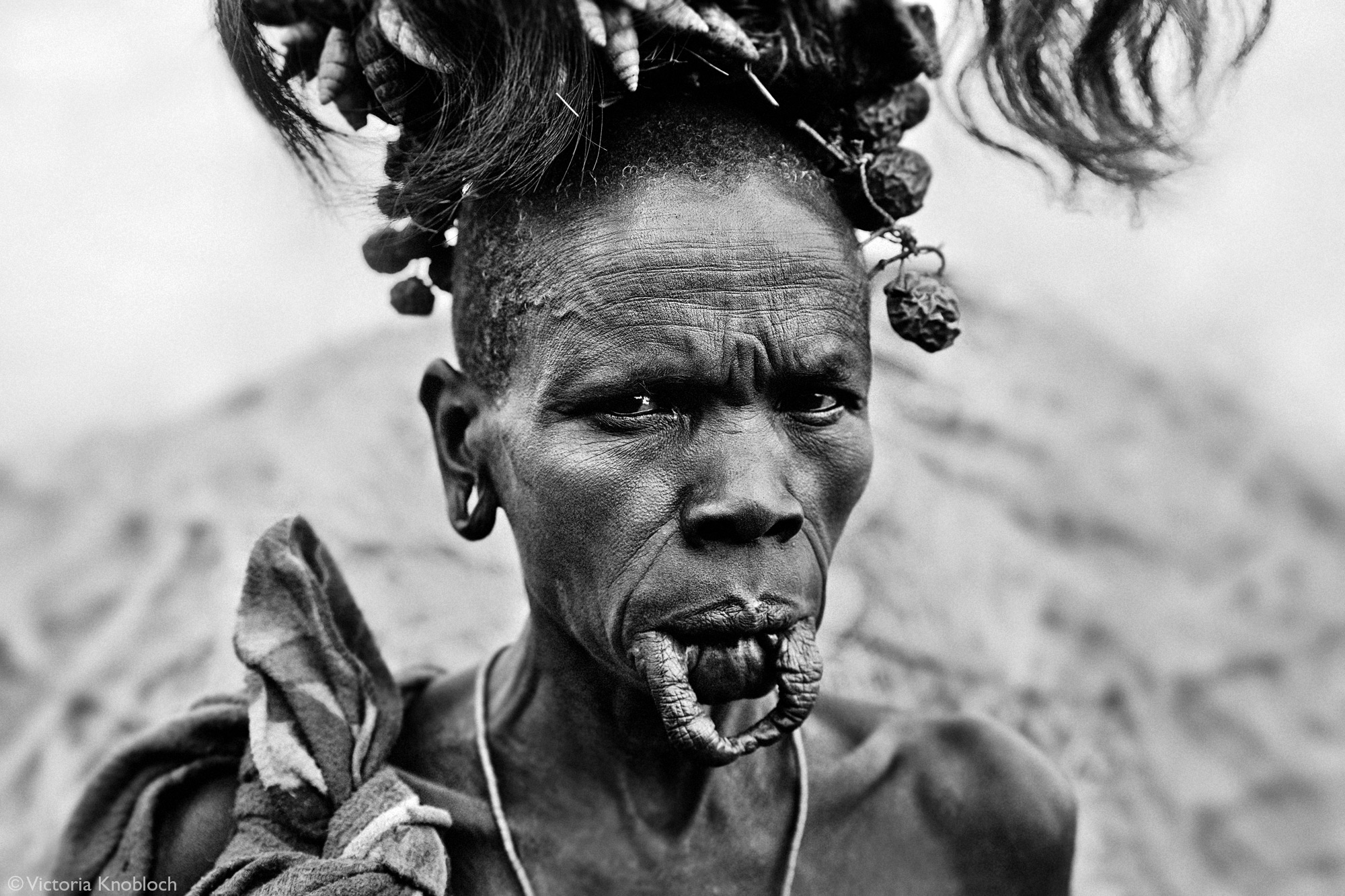 Mursi tribe woman, Omo Valley, Ethiopia