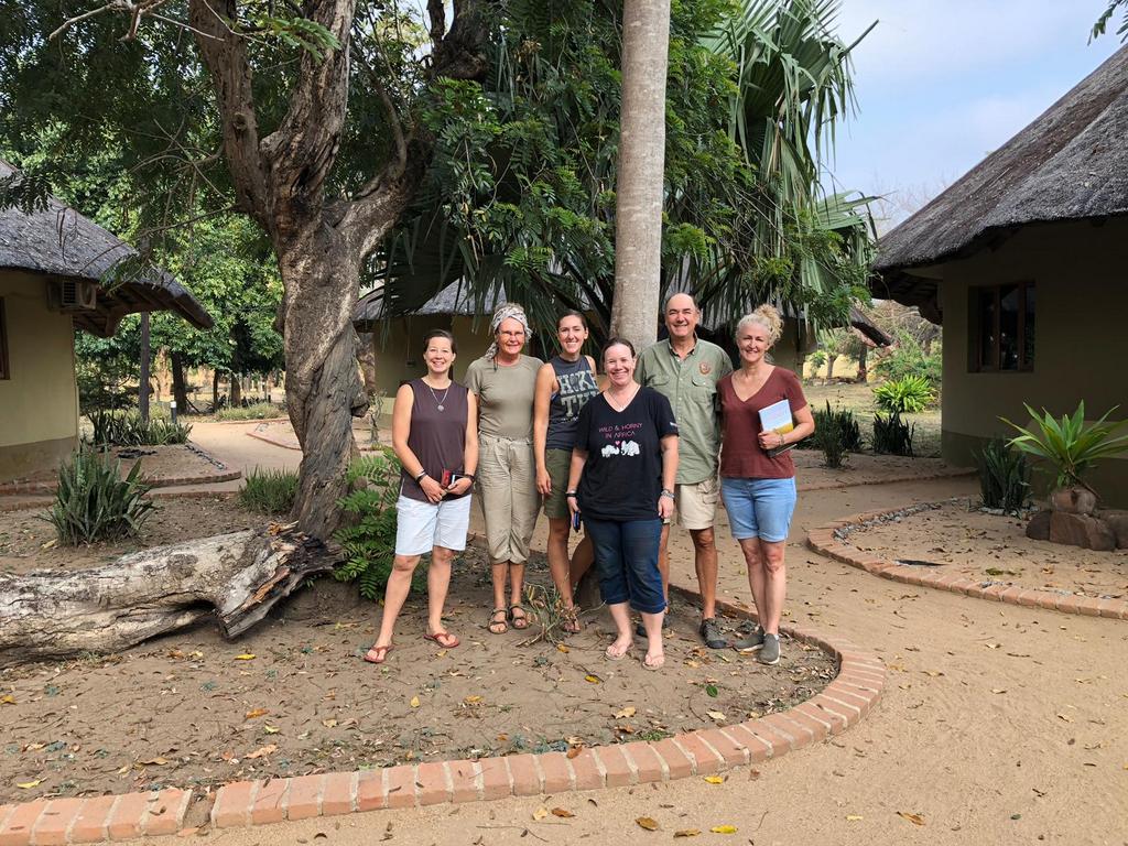 Journeys with Purpose crew with Vasco Galante in Mozambique