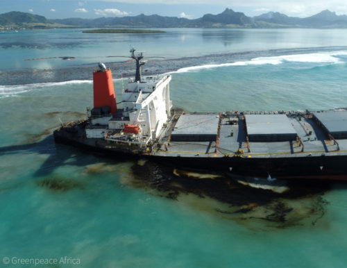 Mauritius oil spill