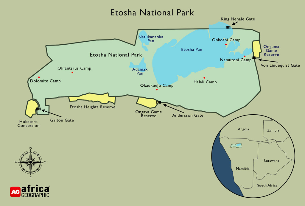 Etosha map