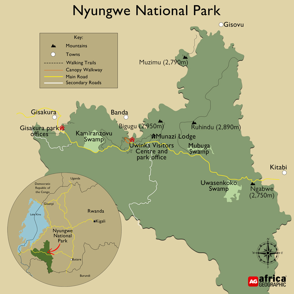 Nyungwe map