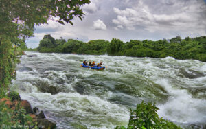 Thrills and spills on the Nile River in Uganda