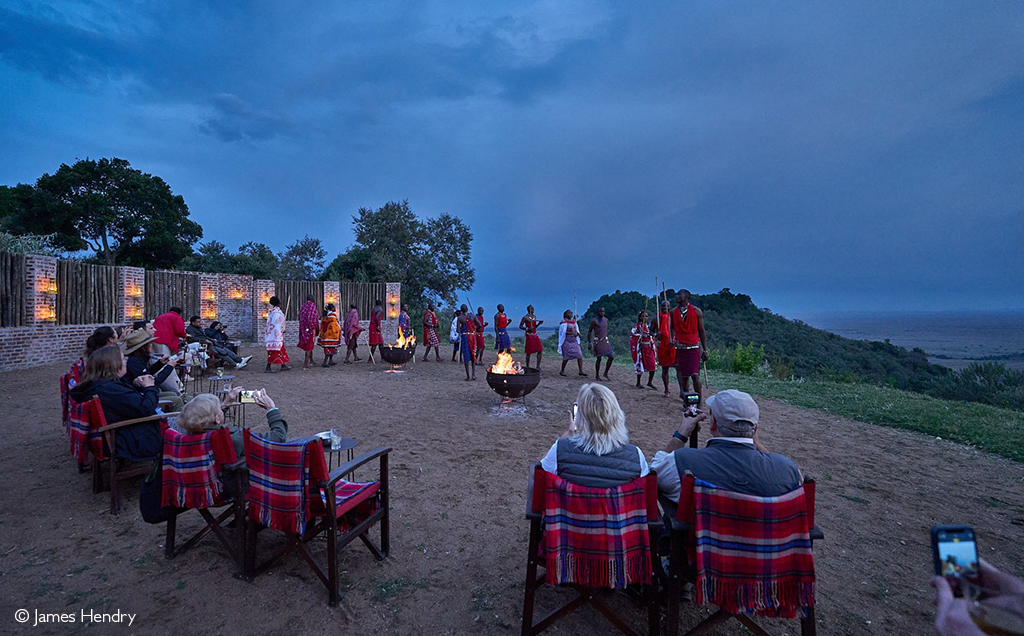 African safari sundowner