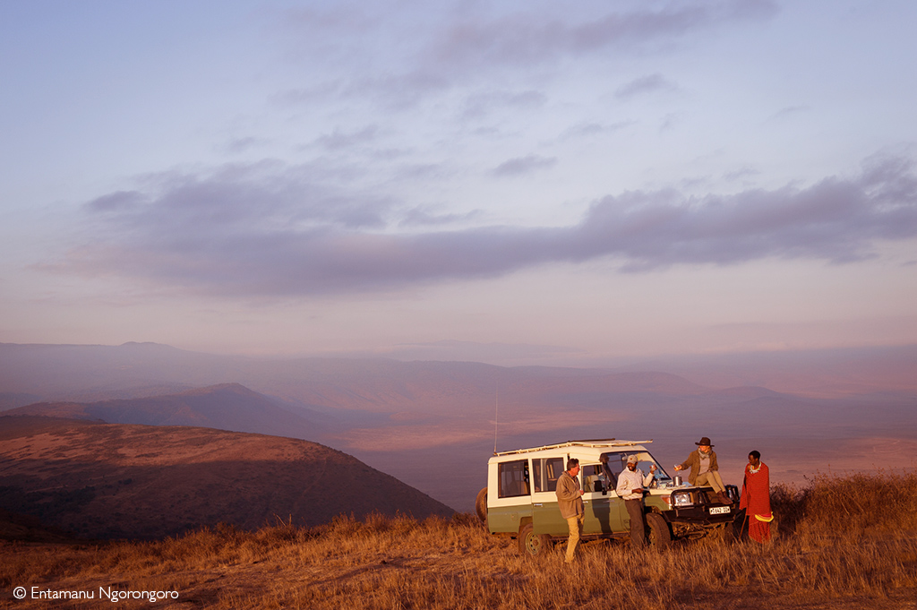 African safari sundowner