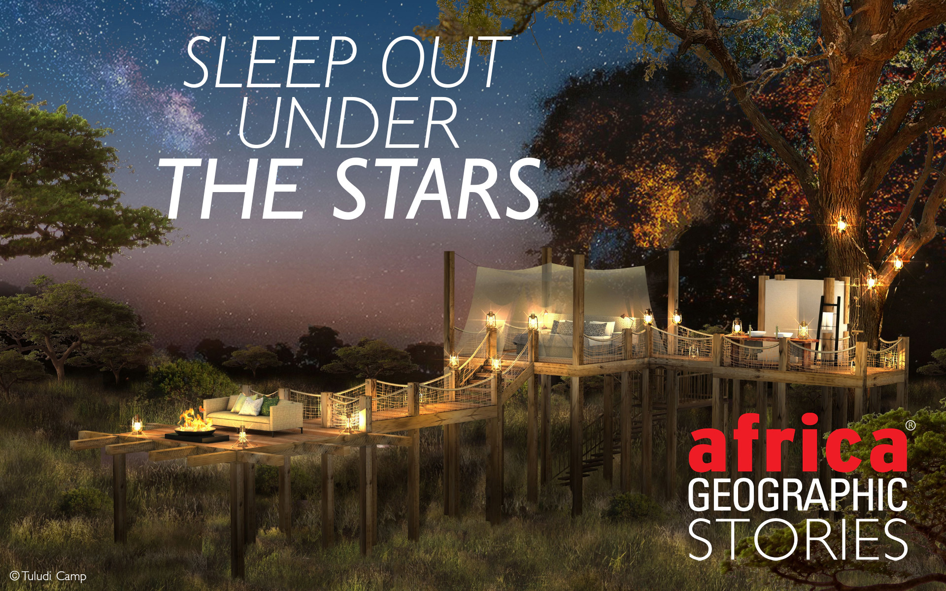 Sleep out under the stars