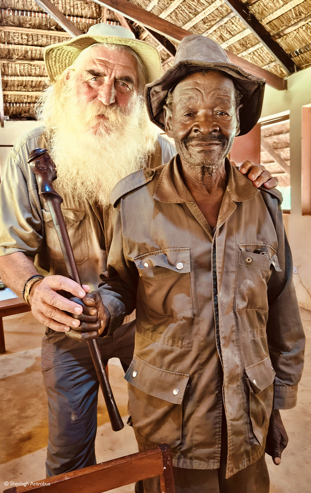 Kingsley and Mzee