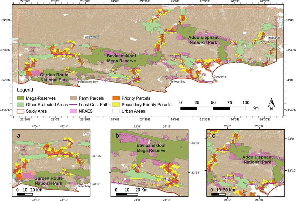 wildlife corridors Eden to Addo