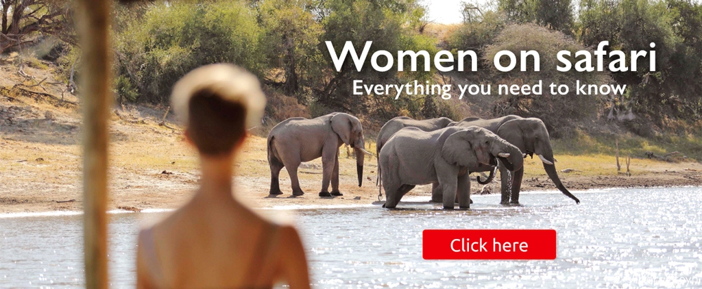 women on safari