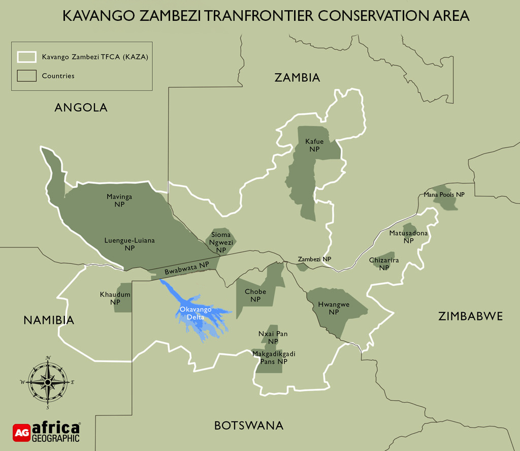 KAZA Map